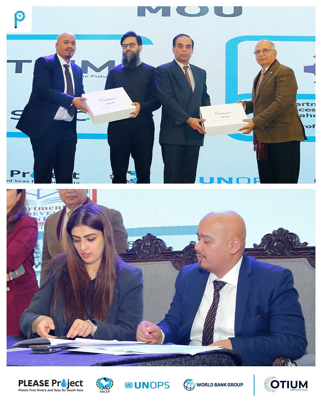 MoU signing and exchange between OTIUM and stakeholders